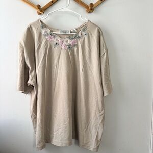Vintage embroidered top 3X